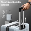SUGIFT 3-Piece Nested Spinner Suitcase Luggage Set with TSA Lock - 3 of 4