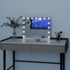 ELECWISH LED Lighted Vanity Mirror with Stand - 3-Color Adjustable, USB Port, Wall Mountable, White - 4 of 4
