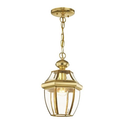 Livex Lighting Monterey 1 - Light Pendant in  Polished Brass