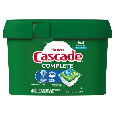 Cascade Fresh Scent Complete Actionpacs Dishwasher Detergents - 78ct ...