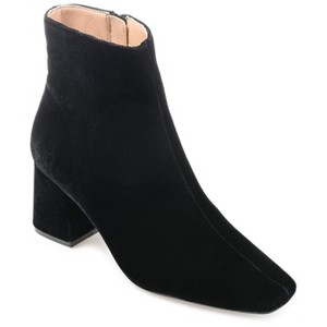 Journee Collection Womens Hazara Square Toe Block Heel Ankle Booties - 1 of 4