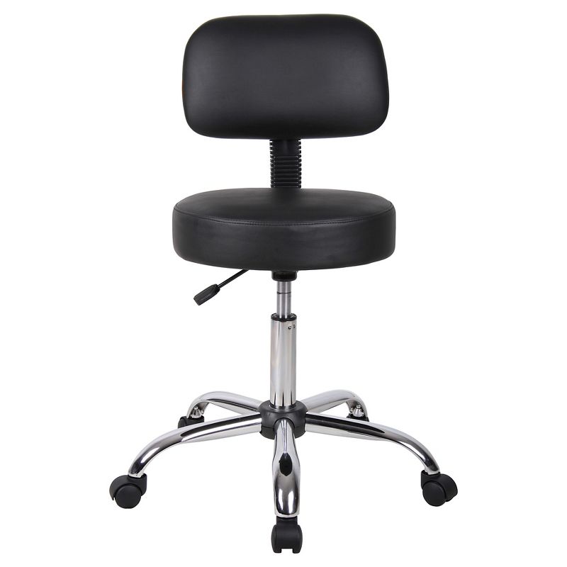 Medical Stool with Back Cushion - Boss Office Products, 4 of 7