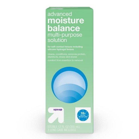 Moisture Balance Advanced Multipurpose Contact Solution - 12 Fl Oz - Up &  Up™ : Target