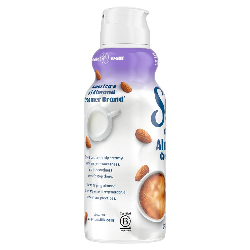 Silk Sweet &#38; Creamy Almond Creamer - 32 fl oz (1qt) Bottle, 4 of 12