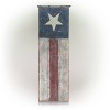 Alpine Corporation 4" Wide Patriotic Square Iron Indoor Outdoor Novelty Planter Red/White/Blue: Rustic 12-Inch Gardening Pot with Drainage - 4 of 4