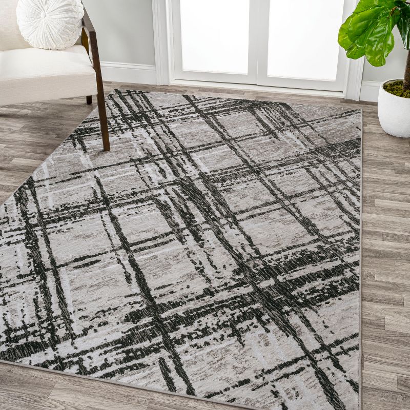 JONATHAN Y Slant Modern Abstract Transitional Indoor Area Rug, 1 of 11