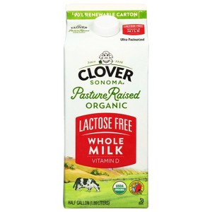 Clover Sonoma Organic Pasture Raised Lactose Free Milk - 1 of 1