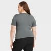 Women's Slim Fit Short Sleeve Seamless Baby T-Shirt - A New Day™ - 2 of 3
