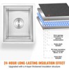 VEVOR Drop in Ice Chest, 14"L x 12"W x 18"H Stainless Steel Ice Cooler, Commercial Ice Bin with Cover, 40 qt Outdoor Kitchen Ice Bar - 4 of 4