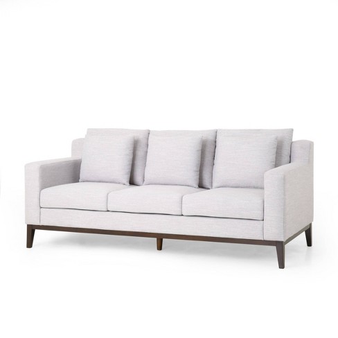 Light grey best sale 3 seater sofa