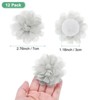 Unique Bargains Mesh Fabric Full Chiffon Flowers for DIY 12 Pcs - 3 of 4
