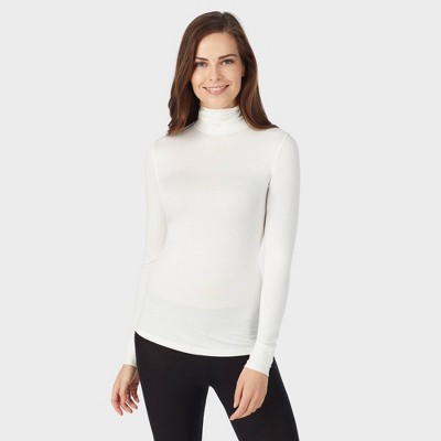 cuddl duds mock neck