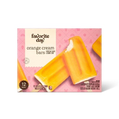 Orange Cream Ice Cream Bars - 30oz/12ct - Favorite Day™