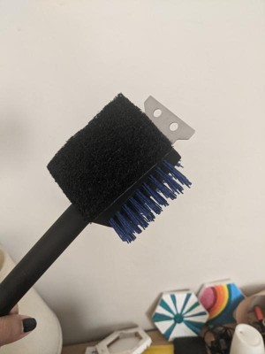 Long Handled Nylon Grill Cleaning Brush - Black - Room Essentials™
