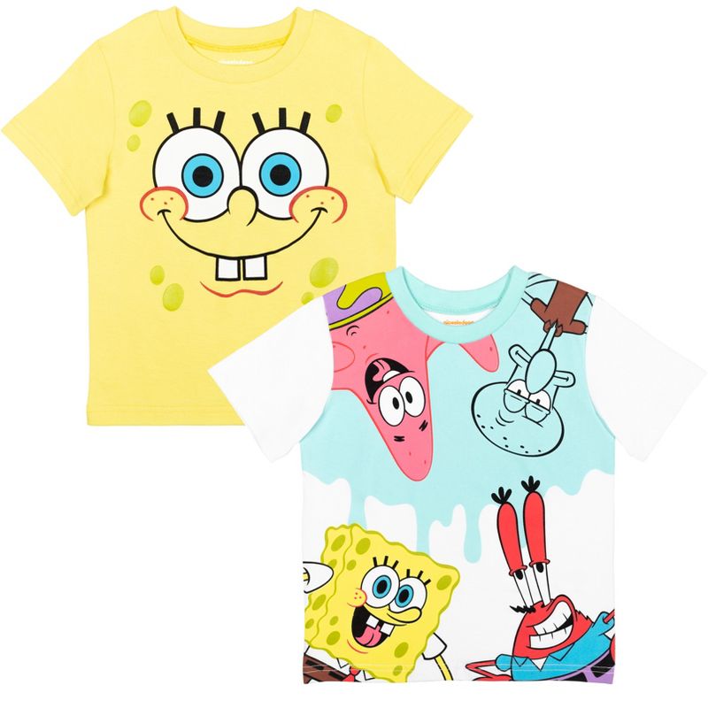 SpongeBob SquarePants Baby 2 Pack T-Shirts Infant, 1 of 7