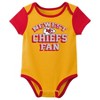 NFL Kansas City Chiefs Infant Boys' 3pk Bodysuit - image 2 of 4