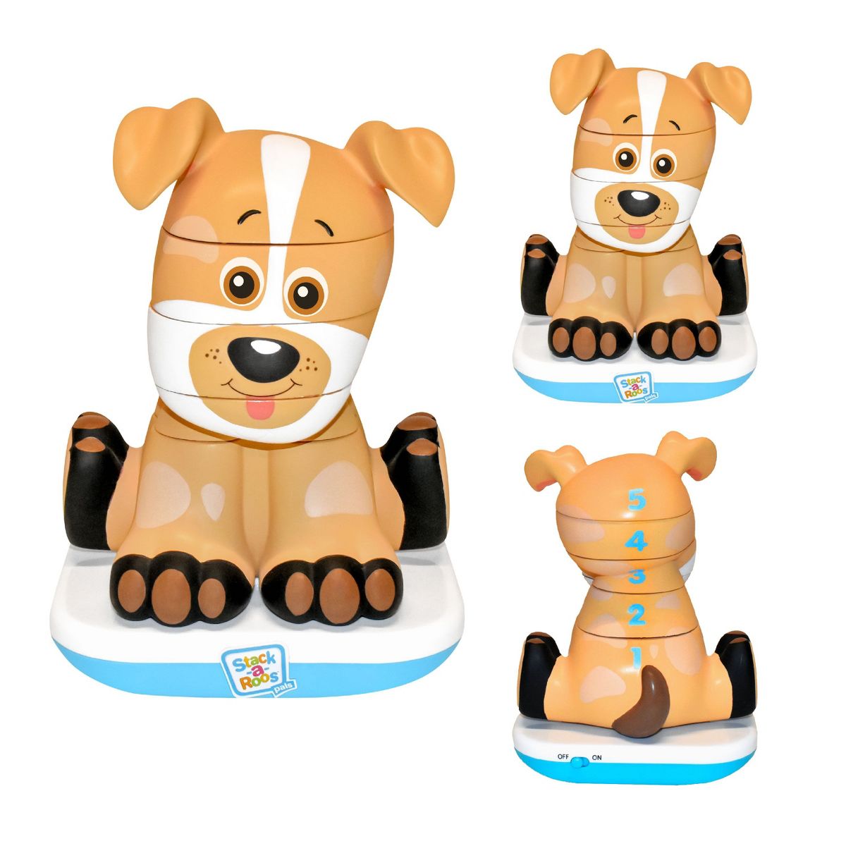 Stack-A-Roos Puppies Animal Stacking STEM Toy for Toddlers - Baby Puppy Dogs - thumbnail 10