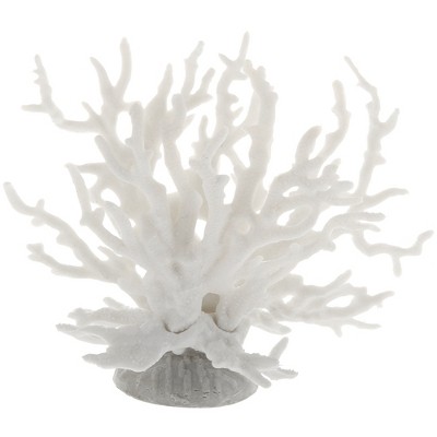 Unique Bargains Colorful Coral Reef Decor Mini Faux Coral Decor For  Aquarium Decorations 6.5x5.83 1 Pcs White : Target