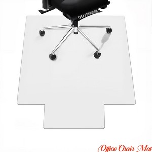 Office Chair Mat for Carpet Floors, 36'' x 48'' /45'' x 53'' Computer Desk Chair Mat for Carpeted Floors, Easy Rolling - 1 of 4