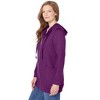 Woman Within Plus Size Zip Front Tunic Hoodie Jacket - 4 of 4