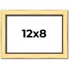 PosterPalooza | Photo Size Simple Gold Picture Frame - UV Acrylic, Foam Board Backing, Hanging Hardware - 2 of 4