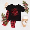 SmileyWorld Oh What Fun - Youth Short Sleeve Graphic T-Shirt and Toddler Short Sleeve Graphic T-Shirt - 3 of 4
