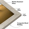 Americanflat 13x19 Picture Frame in Drift Wood - Composite Wood with Shatter Resistant Glass - 3 of 4