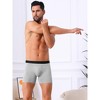 INSPIRE CHIC Men's Classic Stretch Underwear Boxer Briefs Multipacks - 3 of 4
