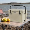 Costway 25 Qt Portable Cooler Rotomolded Ice Chest Insulated Ice Box ...