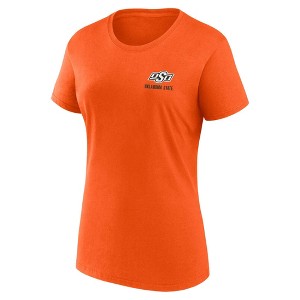 NCAA Oklahoma State Cowboys Women's Bi-Blend Crew T-Shirt - 1 of 3