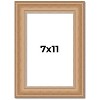 PosterPalooza | Photo Size Weathered Yellow Picture Frame - UV Acrylic, Foam Board Backing, Hanging Hardware - 2 of 4