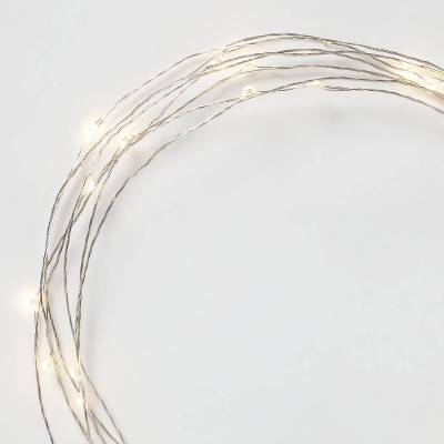 LED Fairy Lights with Metallic Photo Clips Gold - Room Essentials™