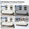 Buenhomino Rectangle Patio Furniture Cover Waterproof Outdoor Dining Table and Chair Cover Anti-UV Outside Sectional Sofa Set Covers - 4 of 4