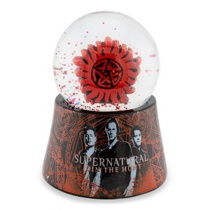 Silver Buffalo Supernatural Anti-Possession Symbol Light-Up Mini Snow Globe | 2.75 Inches Tall - 1 of 4