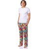 Uno Men's Uno Reverse Shuffle Tossed Print Sleep Pajama Lounge Pants Blue - 2 of 4