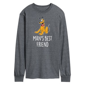 Men's - Disney - Mans Best Friend Long Sleeve Graphic T-Shirt - 1 of 4
