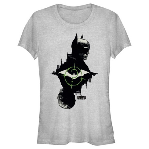 Junior's The Batman Mirror Riddler Skyline T-shirt : Target