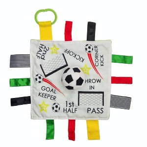Baby Jack The Learning Lovey Soccer Ball Kick Off Sports Tag Toy Soother 10" x 10" - 1 of 4