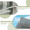 NicBex Metal Outdoor Storage Tool Shed with Lockable Double Door and Air Vent for Garden,Patio,Backyard - 4 of 4