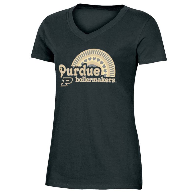 NCAA Purdue Boilermakers Girls&#39; V-Neck T-Shirt, 1 of 4