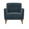 30.9" Wide Accent Chair in Pacific Ocean Fabric with Easy Assembly and Durable Construction for Living Room - 3 of 4