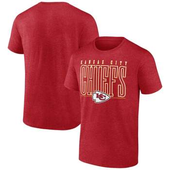NFL Kansas City Chiefs Men's Tallest Player Heather Short Sleeve Bi-Blend T-Shirt