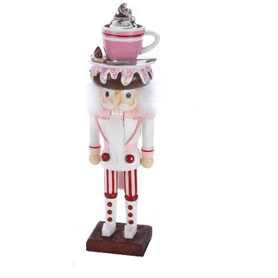 Kurt S. Adler 15" Hollywood Decorative Christmas Nutcracker with Hot Cocoa Hat