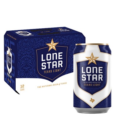 Lone Star Texas Light Beer - 12pk/12 Fl Oz Cans : Target