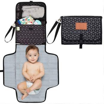 D-GROEE Printing Waterproof Diaper Changing Pad, Reusable Breathable Leak  Proof Infant Mattress Pad Portable Travel Baby Changing Mat
