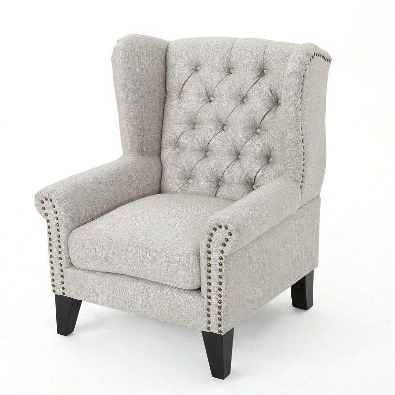 Laird Traditional Winged Accent Chair - Christopher Knight Home, 1 of 8