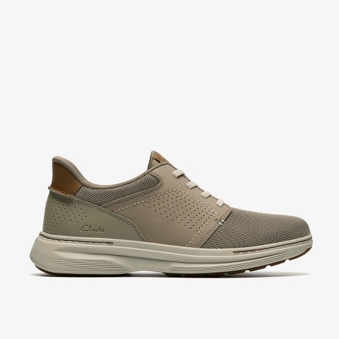 Clarks Mens Craftwell Low Grey Shoes 9 Wide