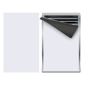 Unique Bargains Floor Wall Air Registers Magnetic Vent Cover White - 1 of 4