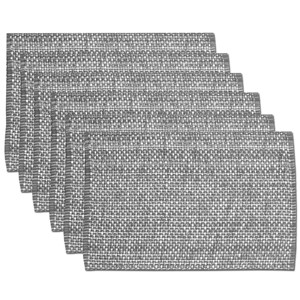 Two Tone Cotton Woven 13x19 Placemat Sets by Sweet Home Collection® - 1 of 4