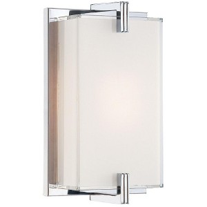 George Kovacs Lighting Cubism 1 - Light Sconce in  Chrome - 1 of 1